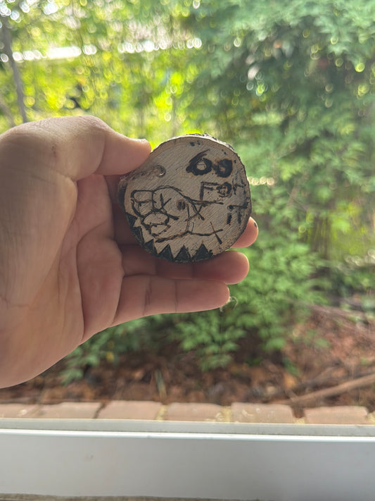 Custom All-Natural Wood Engraving | Handmade Outdoor Nature Gift
