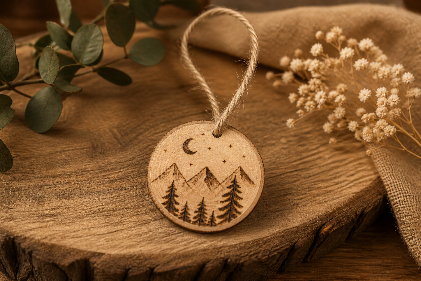 Custom Wood Engraving Accessories | Handmade Natural Wood Gifts